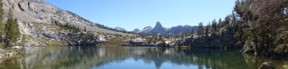 Panorama of Dollar Lake.